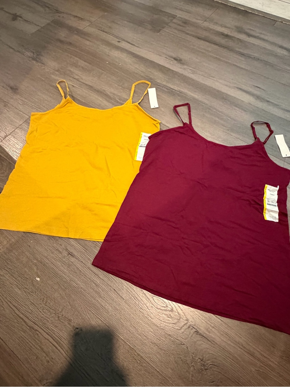 Womens Time And Tru Adjustable Strap Cami 2PK Size L 12/14